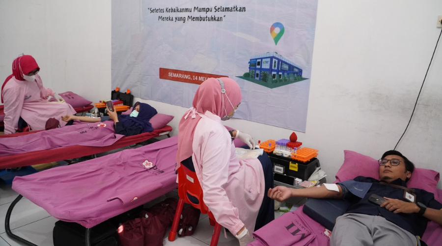 Donor Darah Bersama PT Trans Marga Jateng