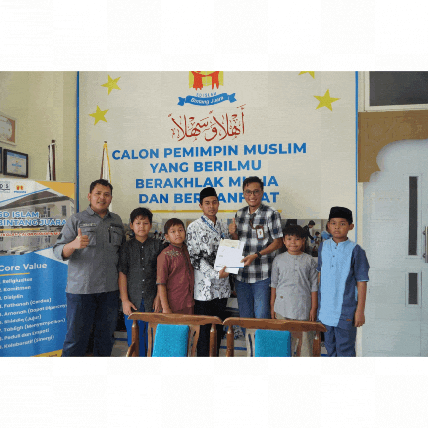 Program TJSL Kepada SD Islam Bintang Juara pada kegiatan Qur'ani Leadership Camp