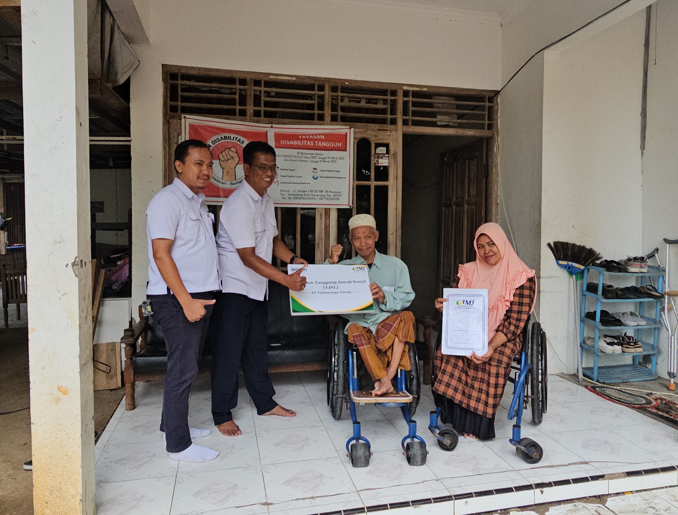 PROGRAM TJSL SANTUNAN YAYASAN DISABILITAS TANGGUH SEMARANG