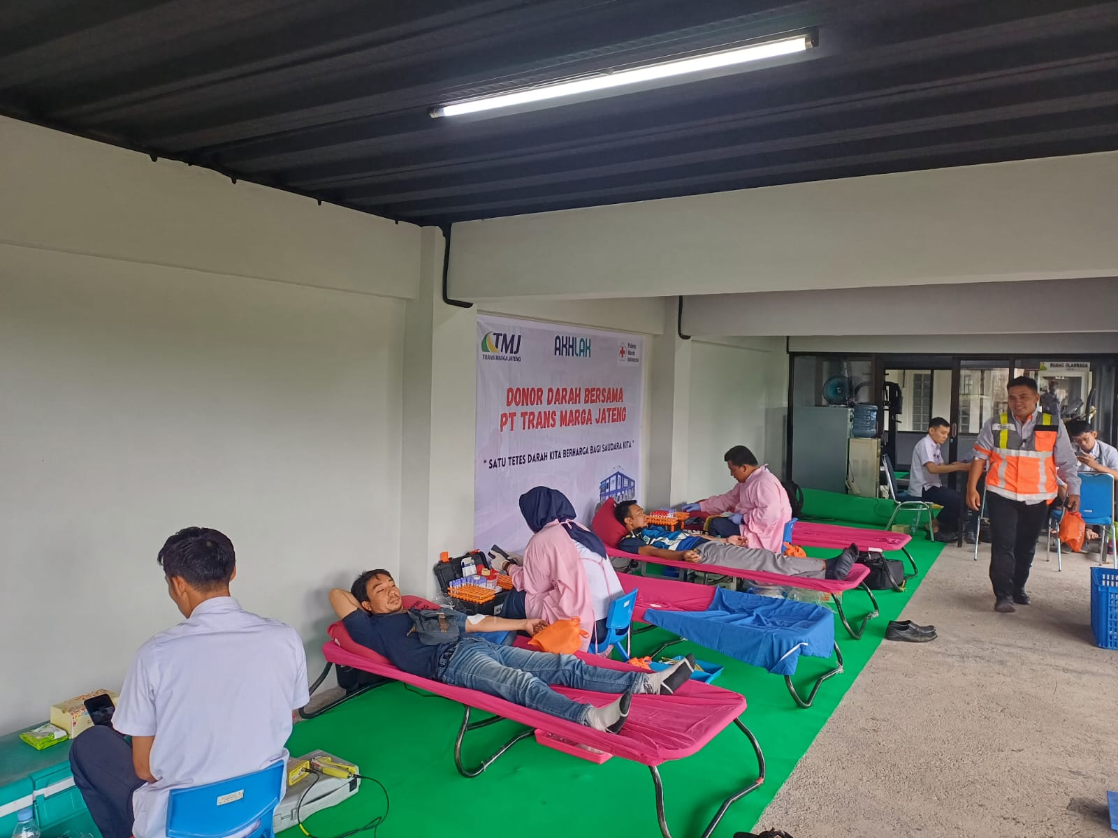 Donor Darah dalam rangka bulan K3 Nasional